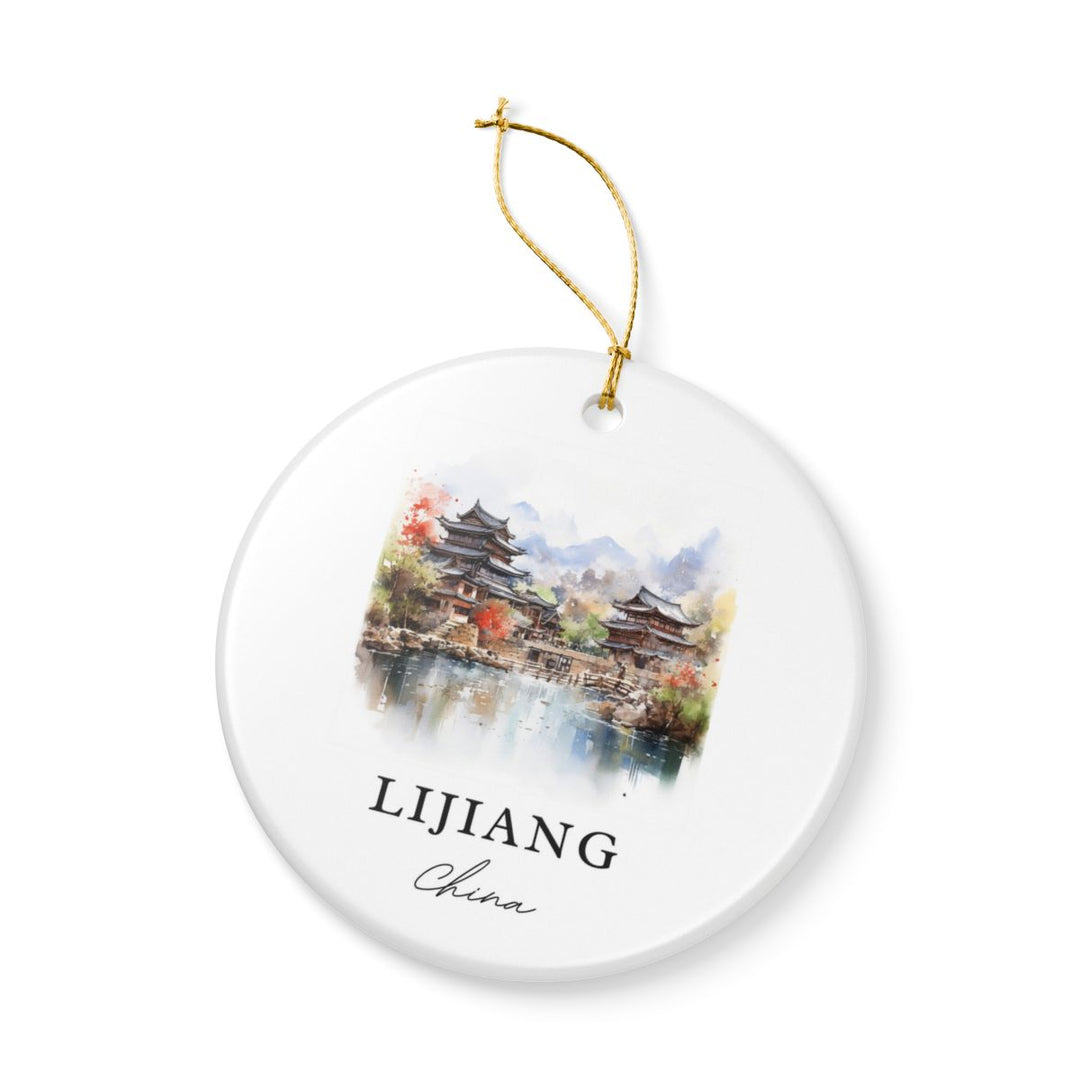 Lijiang China Ornament: Unique Lijiang Souvenir, Lijiang China Xmas Decor, and Authentic Lijiang Gift