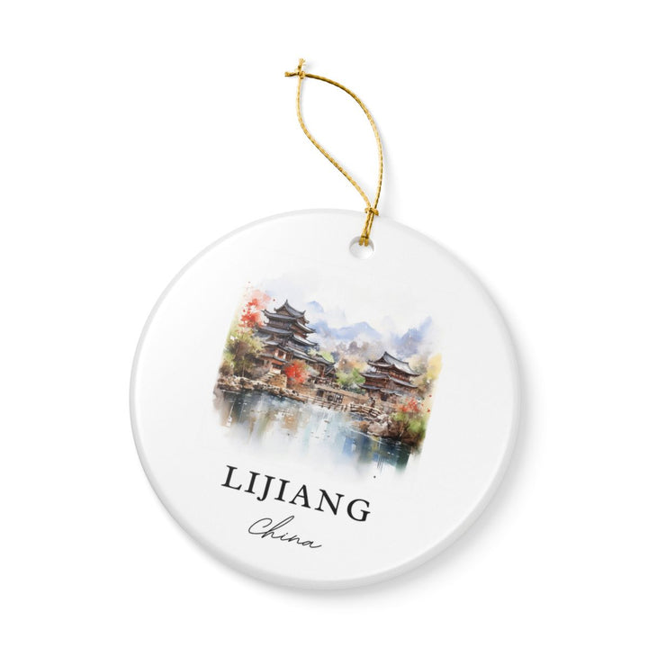 Lijiang China Ornament: Unique Lijiang Souvenir, Lijiang China Xmas Decor, and Authentic Lijiang Gift