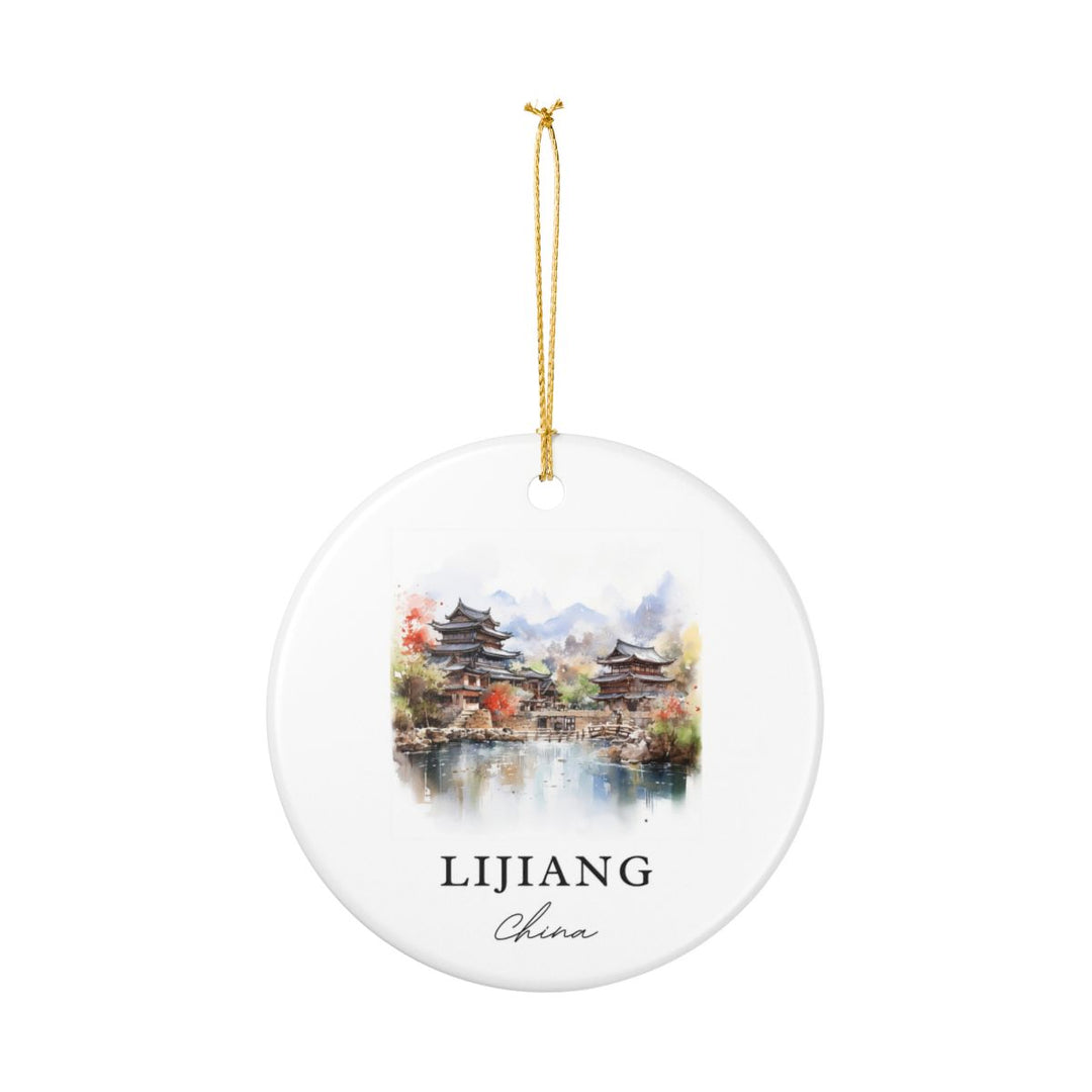 Lijiang China Ornament: Unique Lijiang Souvenir, Lijiang China Xmas Decor, and Authentic Lijiang Gift