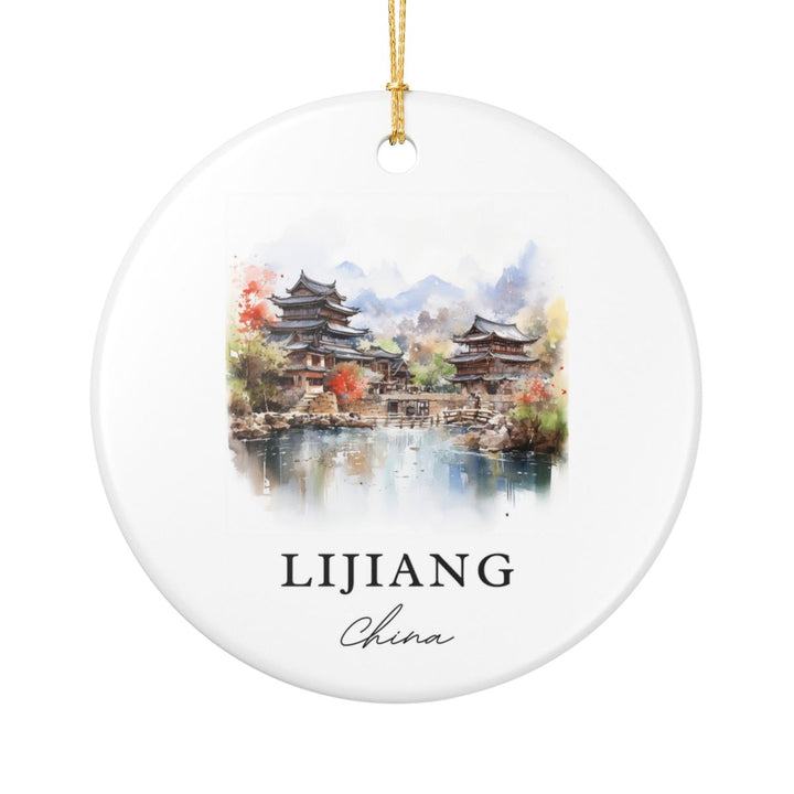 Lijiang China Ornament: Unique Lijiang Souvenir, Lijiang China Xmas Decor, and Authentic Lijiang Gift