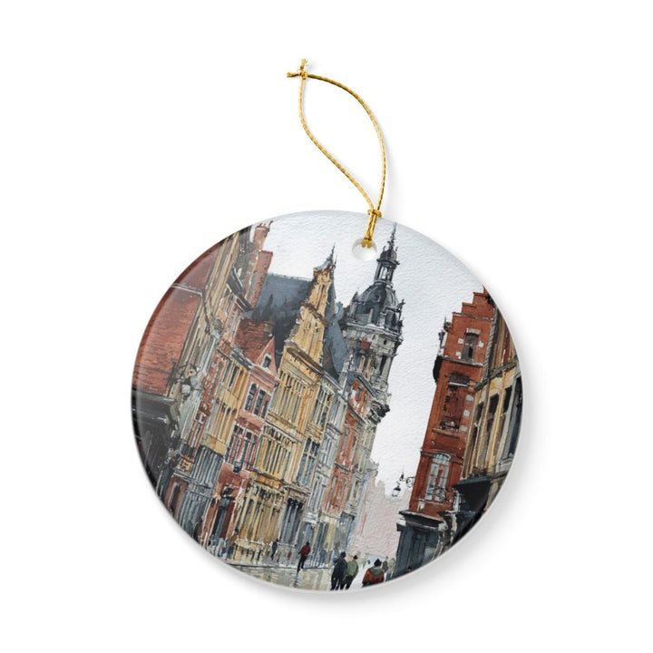 Lille France Ornament: Unique Lille France Souvenir, Lille France Xmas Decor, and Authentic Lille France Gift