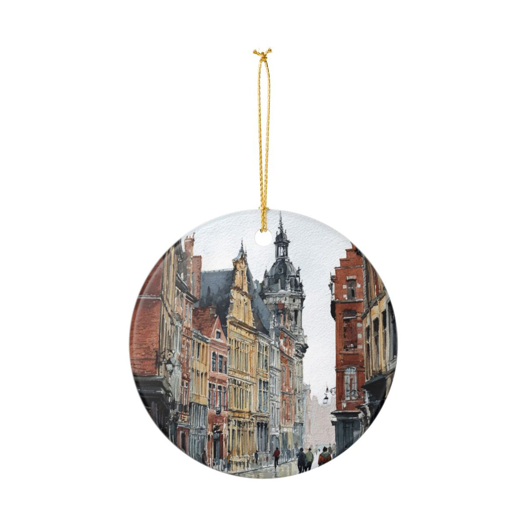 Lille France Ornament: Unique Lille France Souvenir, Lille France Xmas Decor, and Authentic Lille France Gift