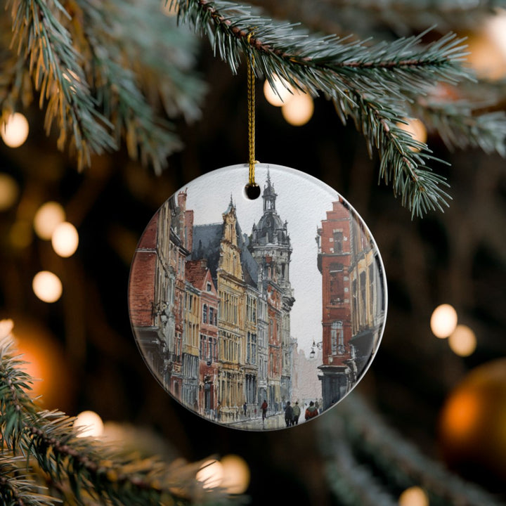 Lille France Ornament: Unique Lille France Souvenir, Lille France Xmas Decor, and Authentic Lille France Gift