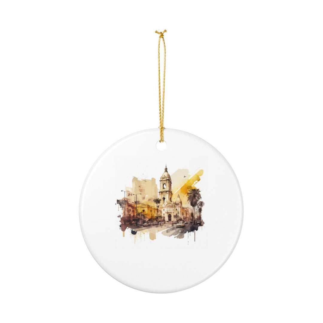 Lima Peru Ornament: Unique Lima Peru Souvenir, Lima Peru Xmas Decor, and Authentic Lima Peru Gift