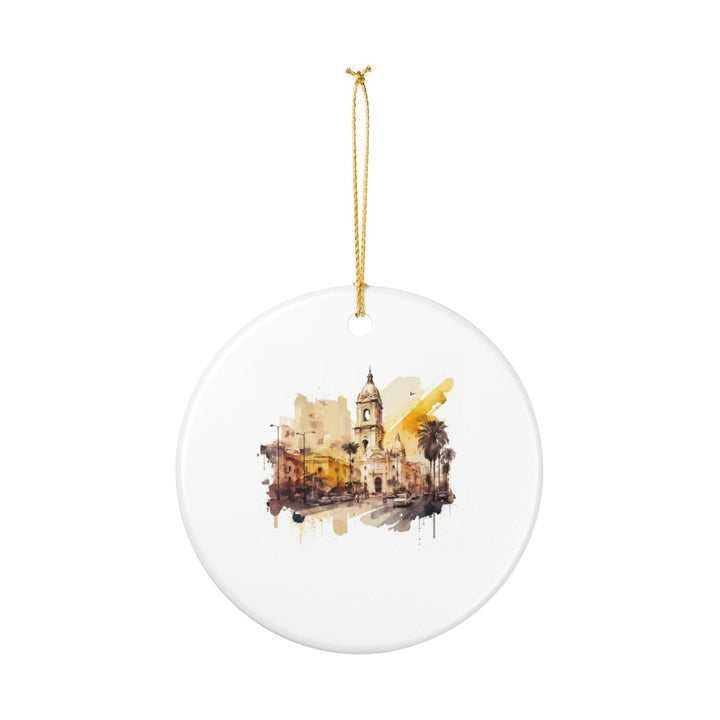 Lima Peru Ornament: Unique Lima Peru Souvenir, Lima Peru Xmas Decor, and Authentic Lima Peru Gift