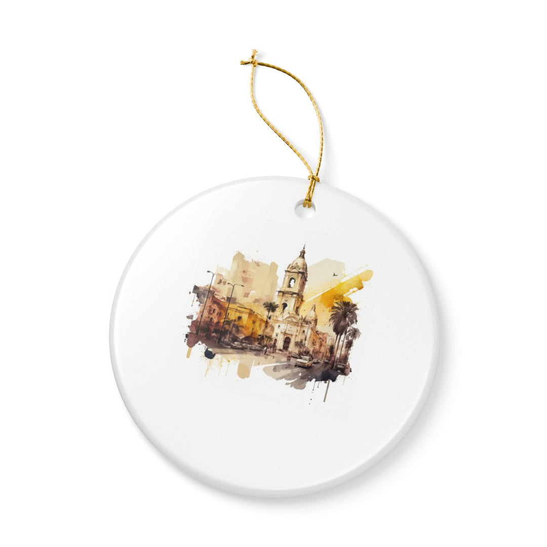 Lima Peru Ornament: Unique Lima Peru Souvenir, Lima Peru Xmas Decor, and Authentic Lima Peru Gift