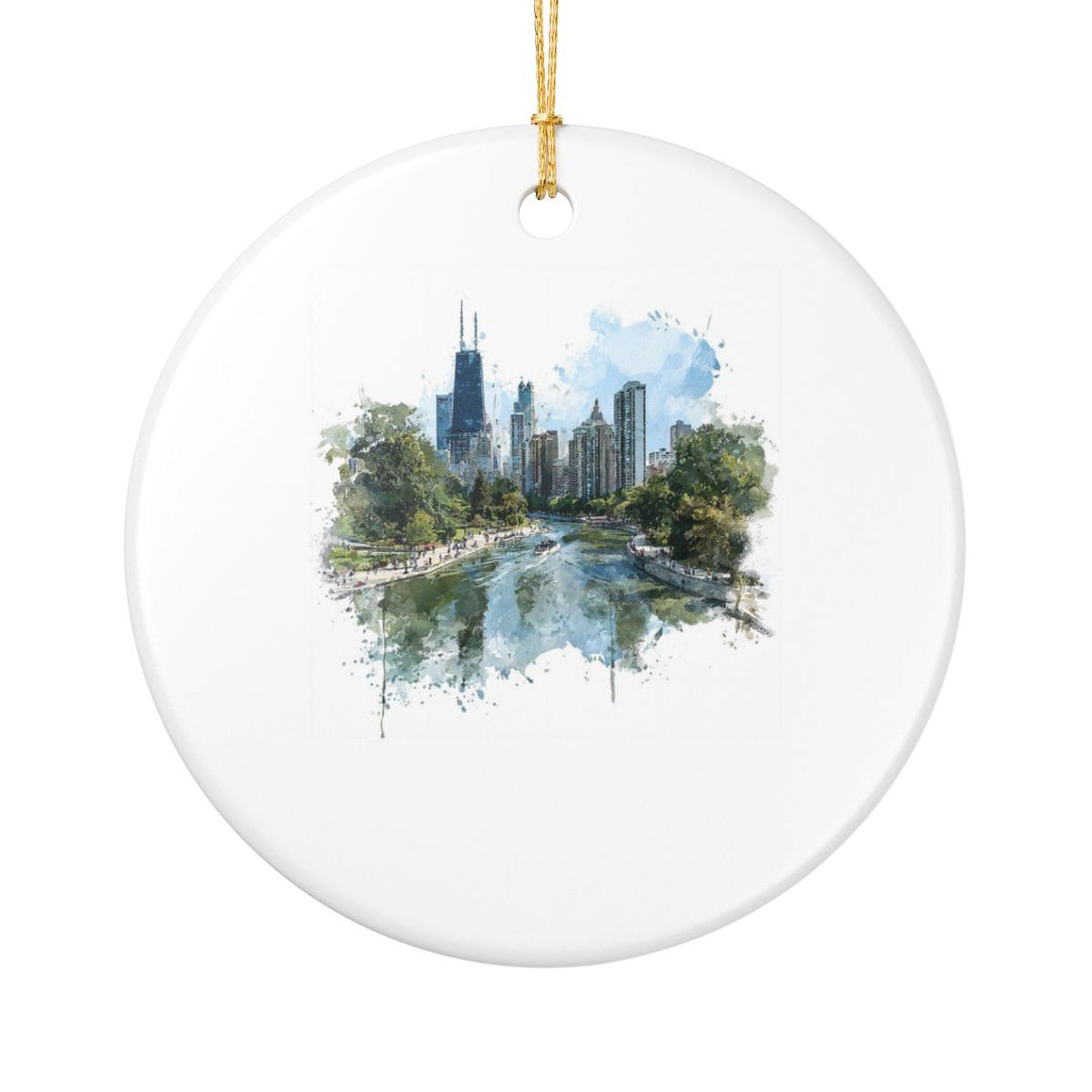 Lincoln Park Chicago Ornament: Unique Lincoln Park Souvenir, Lincoln Park Chicago Xmas Decor, and Authentic Lincoln Park Gift