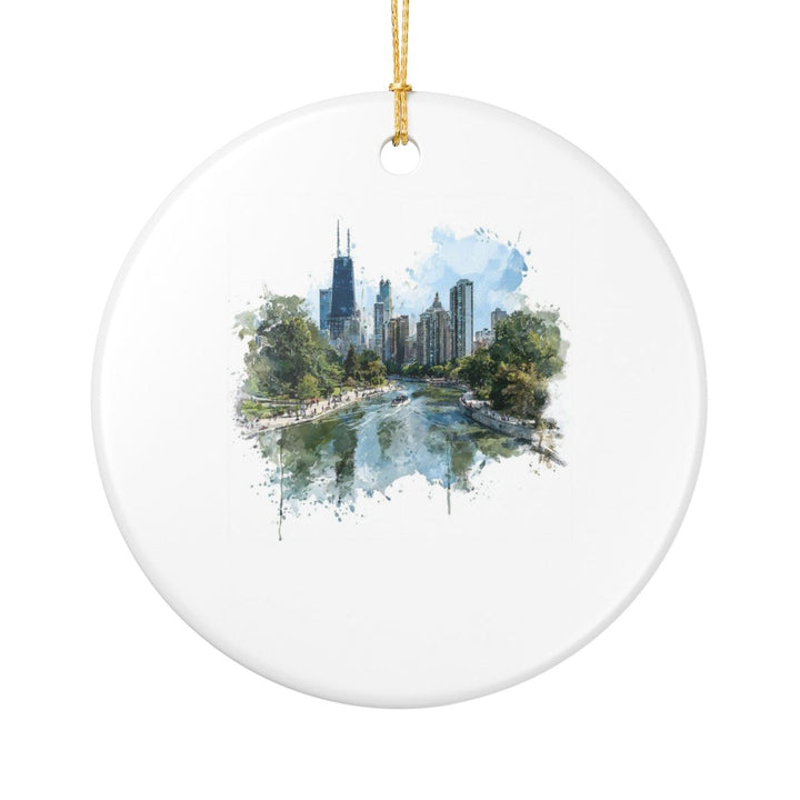 Lincoln Park Chicago Ornament: Unique Lincoln Park Souvenir, Lincoln Park Chicago Xmas Decor, and Authentic Lincoln Park Gift