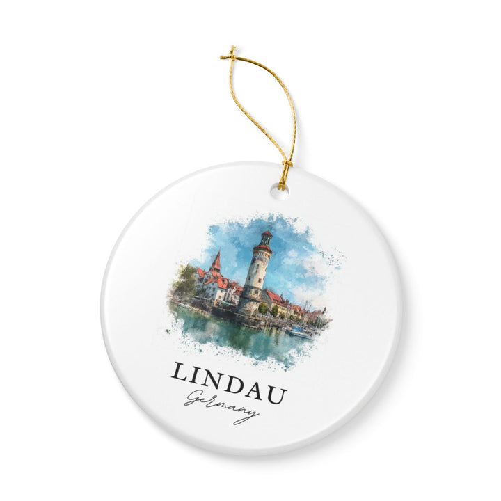 Lindau Germany Ornament: Unique Lindau Souvenir, Lindau Germany Xmas Decor, and Authentic Lindau Gift