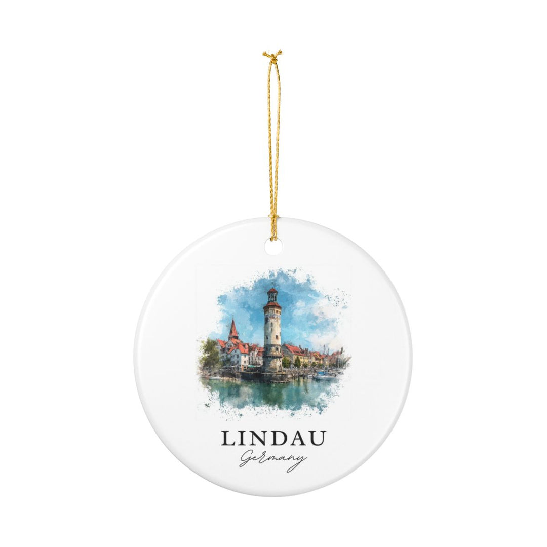 Lindau Germany Ornament: Unique Lindau Souvenir, Lindau Germany Xmas Decor, and Authentic Lindau Gift