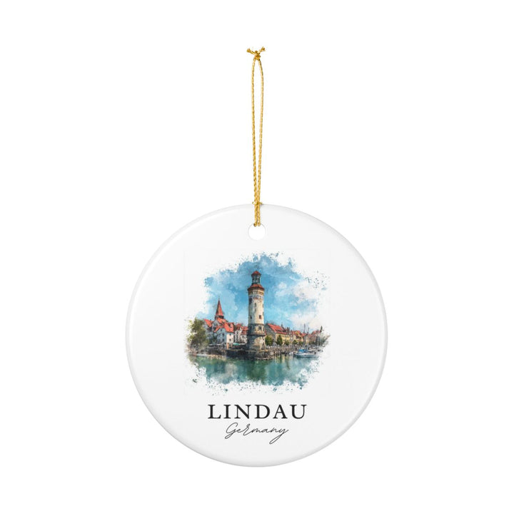 Lindau Germany Ornament: Unique Lindau Souvenir, Lindau Germany Xmas Decor, and Authentic Lindau Gift