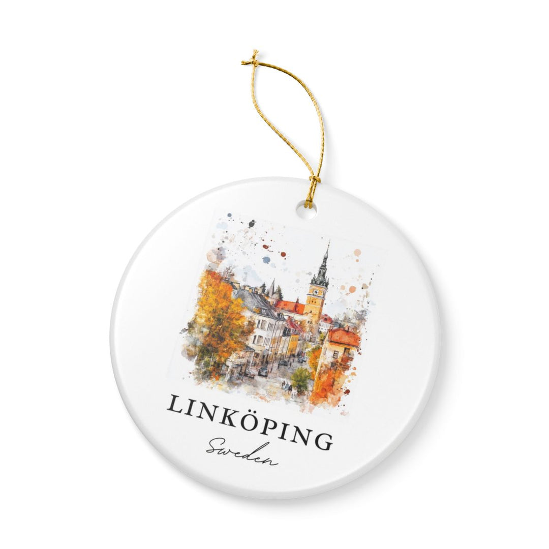 Linkoping Ornament: Unique Linkoping Souvenir, Linkoping Xmas Decor, and Authentic Linkoping Gift