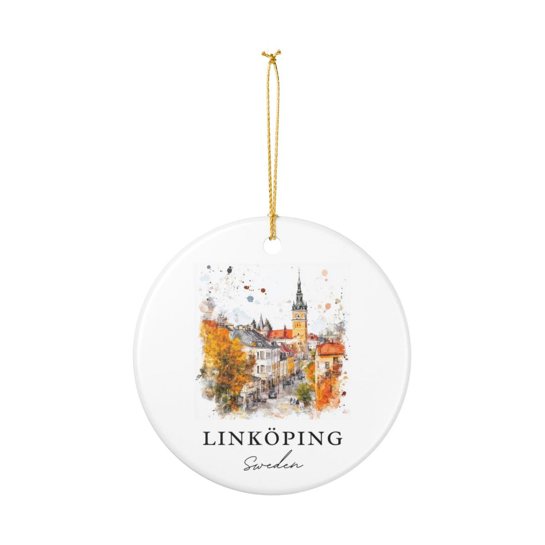 Linkoping Ornament: Unique Linkoping Souvenir, Linkoping Xmas Decor, and Authentic Linkoping Gift
