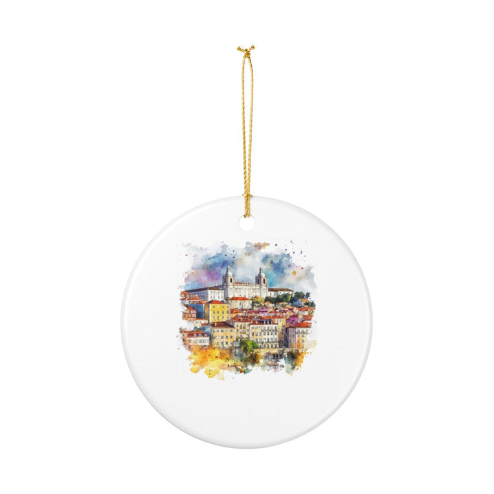 Lisbon Portugal Ornament: Unique Lisbon Souvenir, Lisbon Portugal Xmas Decor, and Authentic Lisbon Gift
