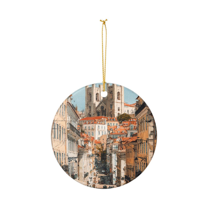 Lisbon Portugal Ornament: Unique Lisbon Souvenir, Lisbon Portugal Xmas Decor, and Authentic Lisbon Gift