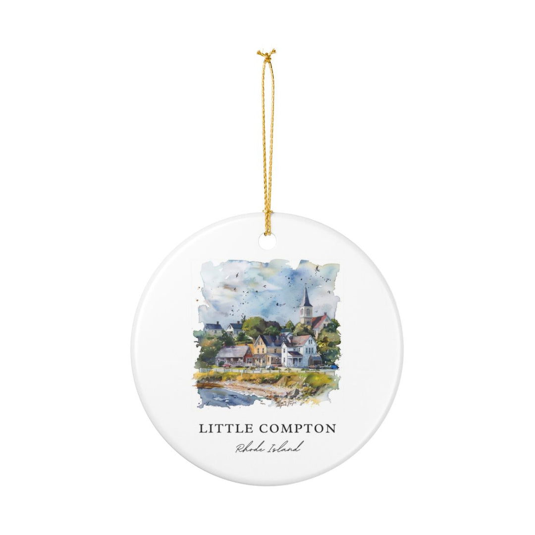 Little Compton RI Rhode Island Ornament: Unique Little Compton RI Souvenir, Little Compton RI Xmas Decor, and Authentic Little Compton RI Gift
