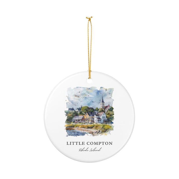 Little Compton RI Rhode Island Ornament: Unique Little Compton RI Souvenir, Little Compton RI Xmas Decor, and Authentic Little Compton RI Gift