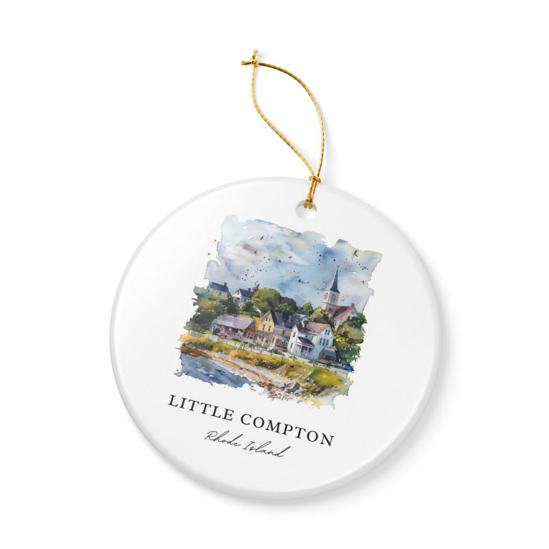 Little Compton RI Rhode Island Ornament: Unique Little Compton RI Souvenir, Little Compton RI Xmas Decor, and Authentic Little Compton RI Gift