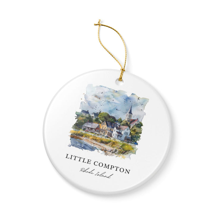 Little Compton RI Rhode Island Ornament: Unique Little Compton RI Souvenir, Little Compton RI Xmas Decor, and Authentic Little Compton RI Gift