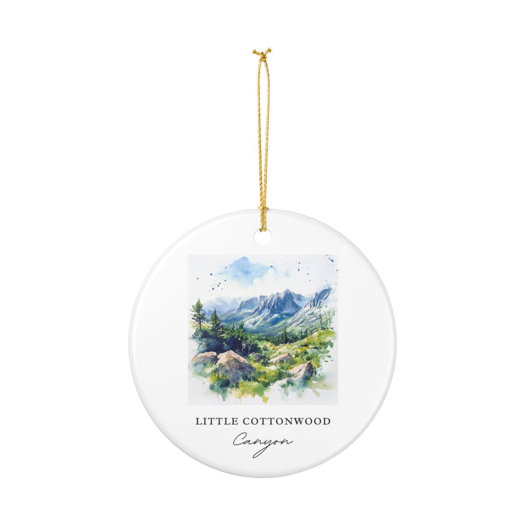 Little Cottonwood Canyon USA Ornament: Unique Little Cottonwood Canyon Souvenir, Little Cottonwood Canyon USA Xmas Decor