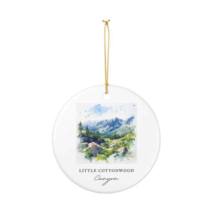 Little Cottonwood Canyon USA Ornament: Unique Little Cottonwood Canyon Souvenir, Little Cottonwood Canyon USA Xmas Decor
