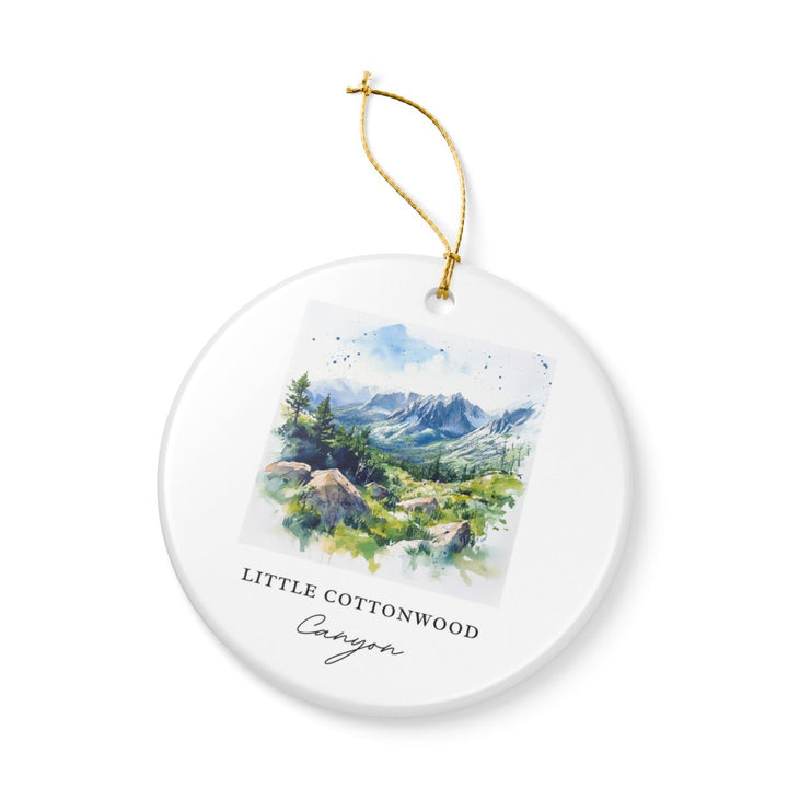 Little Cottonwood Canyon USA Ornament: Unique Little Cottonwood Canyon Souvenir, Little Cottonwood Canyon USA Xmas Decor