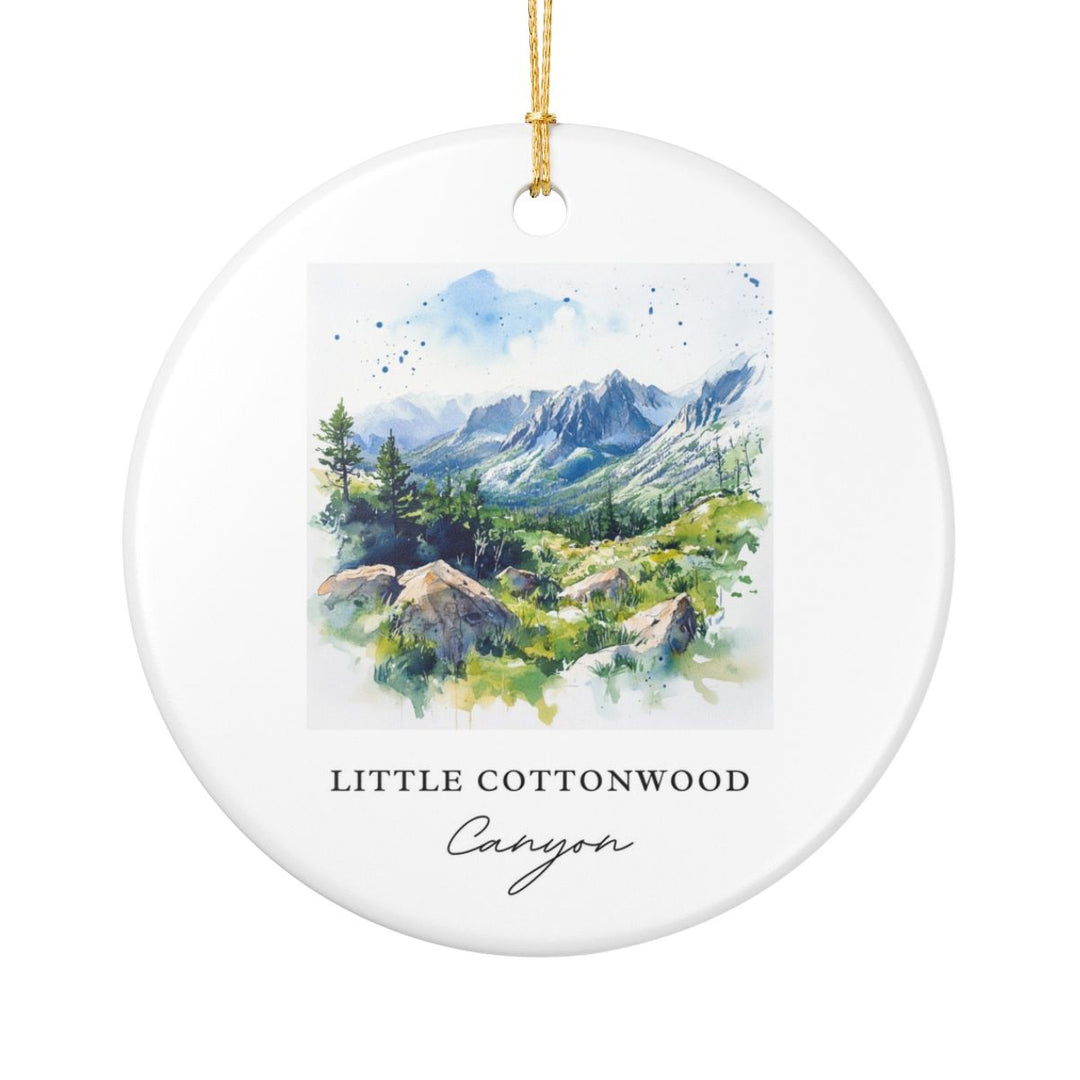 Little Cottonwood Canyon USA Ornament: Unique Little Cottonwood Canyon Souvenir, Little Cottonwood Canyon USA Xmas Decor