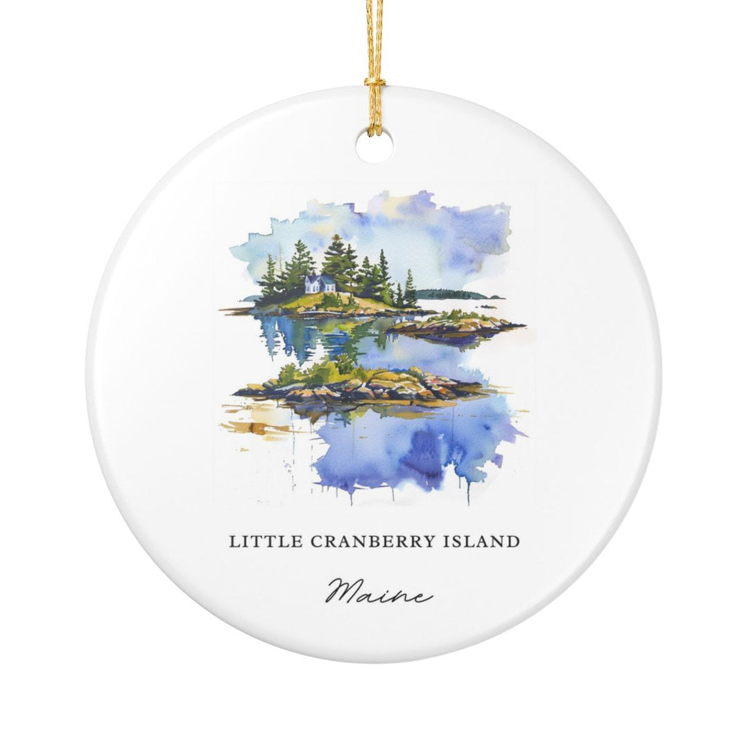 Little Cranberry Island Ornament: Unique Little Cranberry Island Souvenir, Little Cranberry Island Xmas Decor, and Authentic Little Cranberry Island Gift