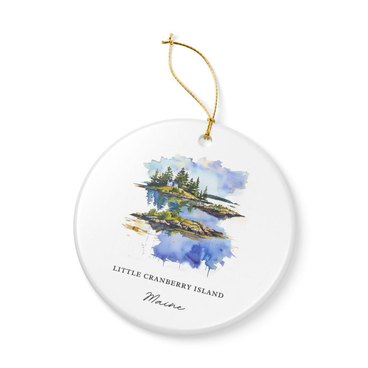 Little Cranberry Island Ornament: Unique Little Cranberry Island Souvenir, Little Cranberry Island Xmas Decor, and Authentic Little Cranberry Island Gift