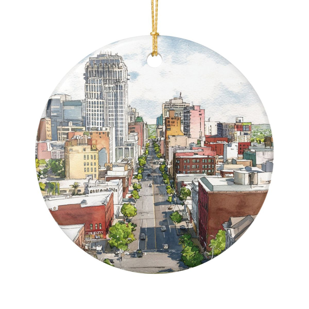 Little Rock Arkansas Ornament: Unique Little Rock Souvenir, Little Rock Arkansas Xmas Decor, and Authentic Little Rock Gift