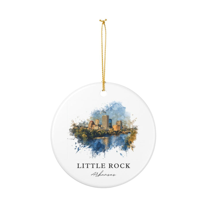 Little Rock Arkansas Ornament: Unique Little Rock Souvenir, Little Rock Arkansas Xmas Decor, and Authentic Little Rock Gift