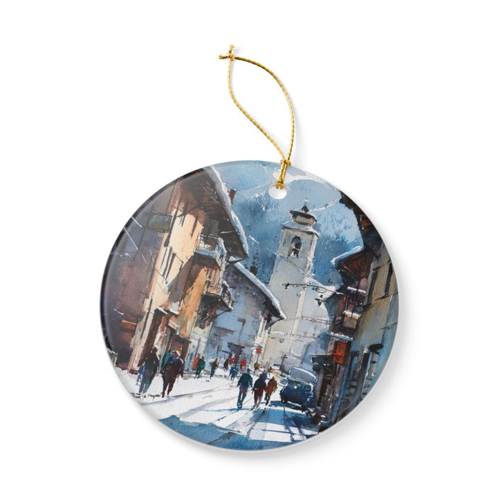 Livigno Italy Ornament: Unique Livigno Italy Souvenir, Livigno Italy Xmas Decor, and Authentic Livigno Italy Gift