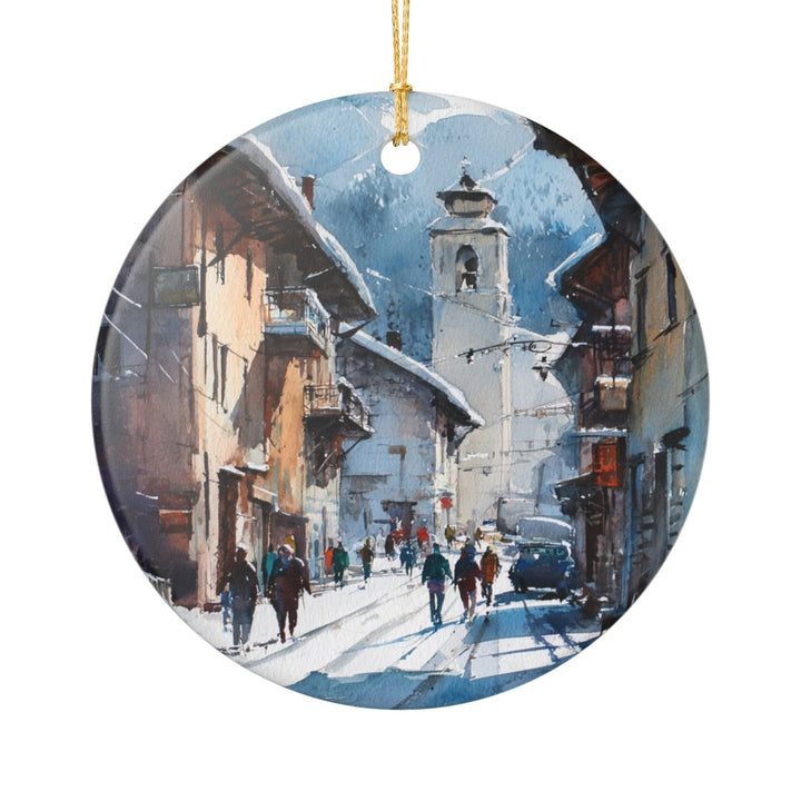 Livigno Italy Ornament: Unique Livigno Italy Souvenir, Livigno Italy Xmas Decor, and Authentic Livigno Italy Gift