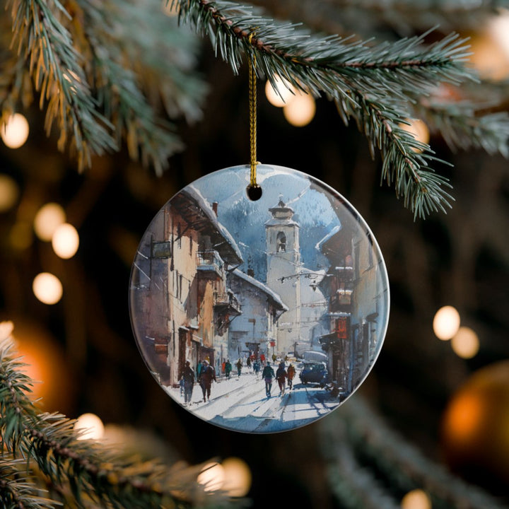 Livigno Italy Ornament: Unique Livigno Italy Souvenir, Livigno Italy Xmas Decor, and Authentic Livigno Italy Gift