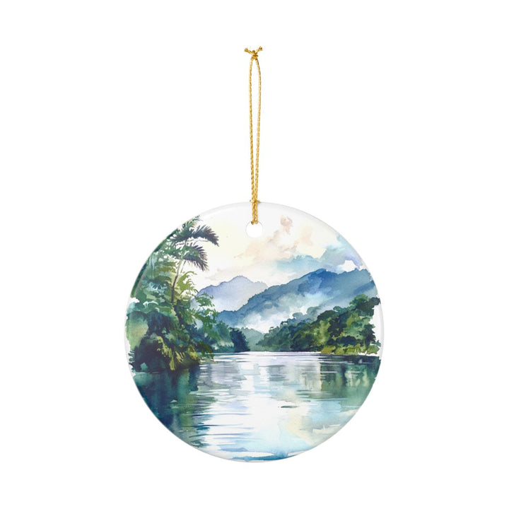 Livingston River Guatemala Ornament: Unique Livingston River Guatemala Souvenir, Livingston River Guatemala Xmas Decor