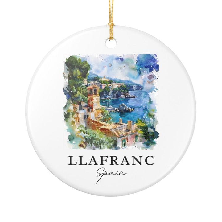 Llafranc Spain Ornament: Unique Llafranc Souvenir, Llafranc Spain Xmas Decor, and Authentic Llafranc Gift