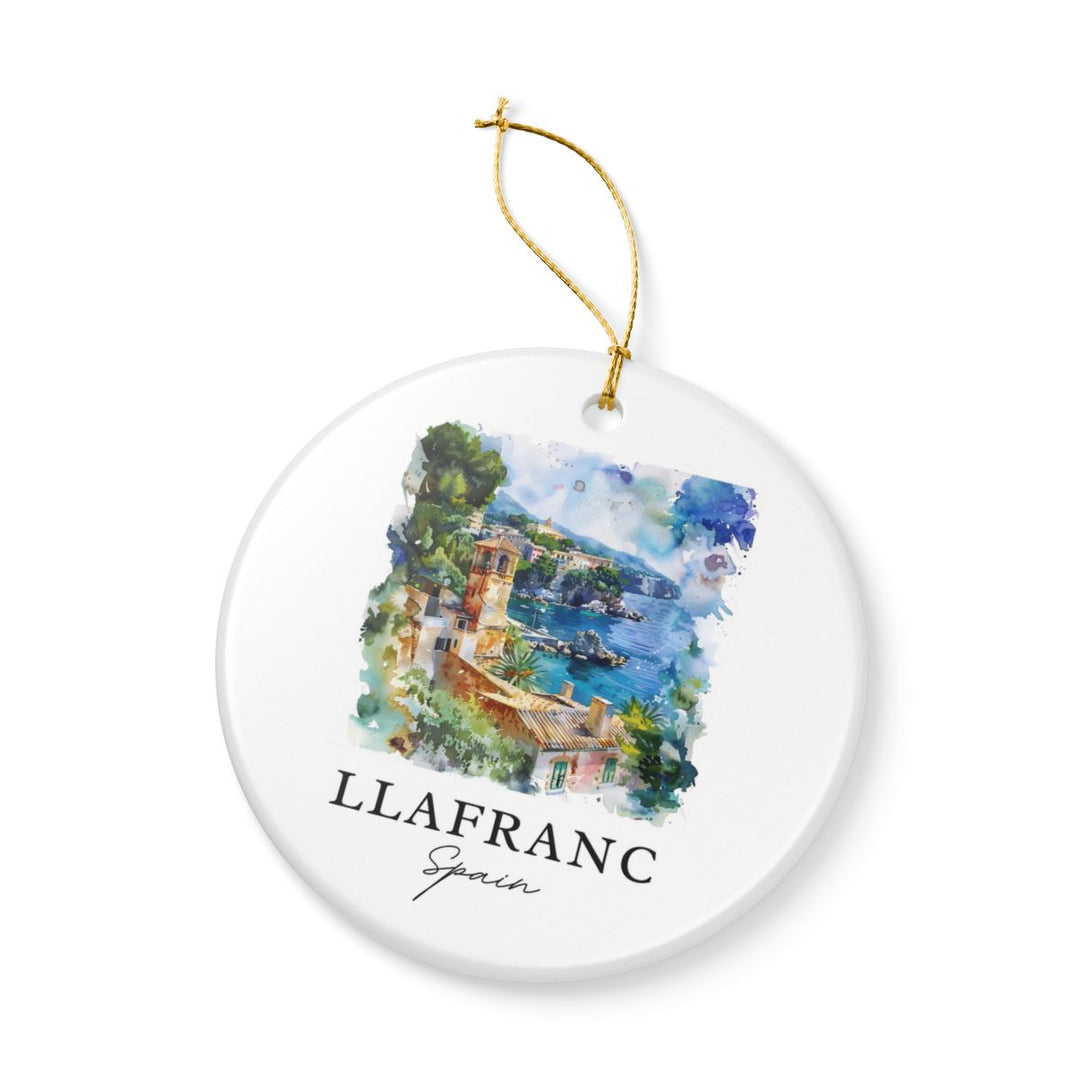 Llafranc Spain Ornament: Unique Llafranc Souvenir, Llafranc Spain Xmas Decor, and Authentic Llafranc Gift