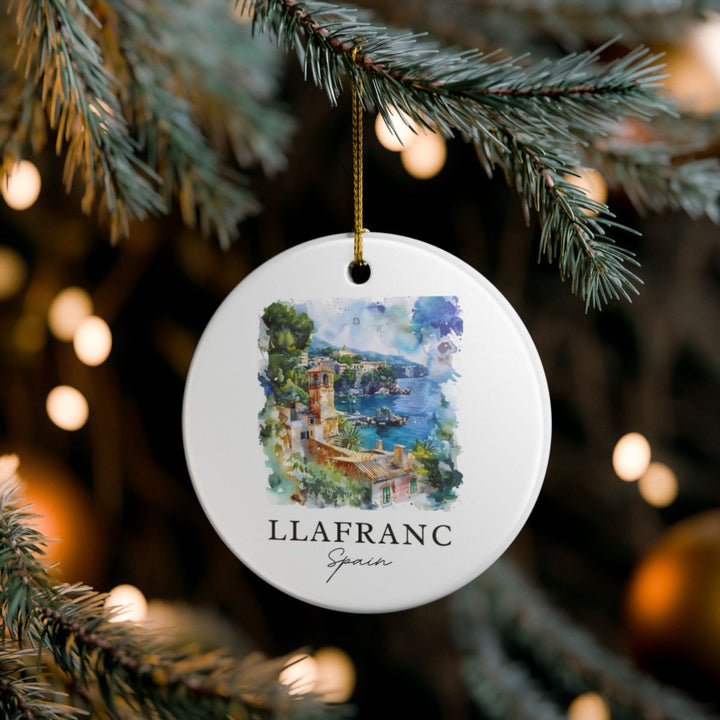 Llafranc Spain Ornament: Unique Llafranc Souvenir, Llafranc Spain Xmas Decor, and Authentic Llafranc Gift