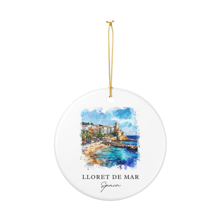 Lloret de Mar Spain Ornament: Unique Lloret de Mar Souvenir, Lloret de Mar Spain Xmas Decor, and Authentic Lloret de Mar Gift