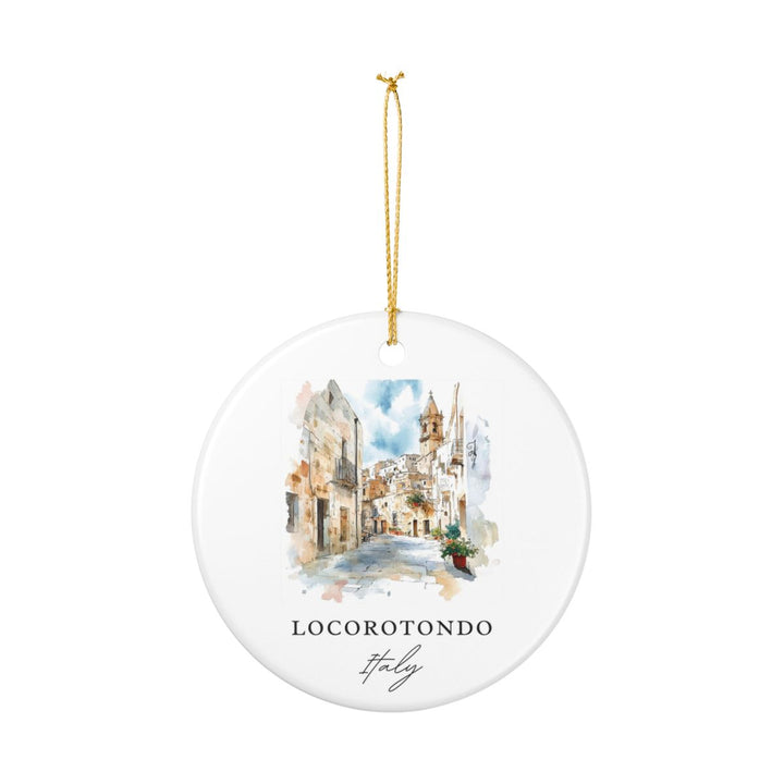 Locorotondo Ornament: Unique Locorotondo Souvenir, Locorotondo Xmas Decor, and Authentic Locorotondo Gift