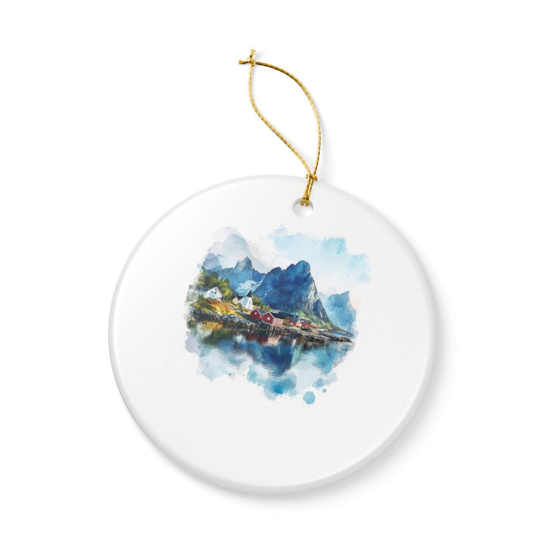 Lofoten Islands Ornament: Unique Lofoten Islands Souvenir, Lofoten Islands Xmas Decor, and Authentic Lofoten Islands Gift