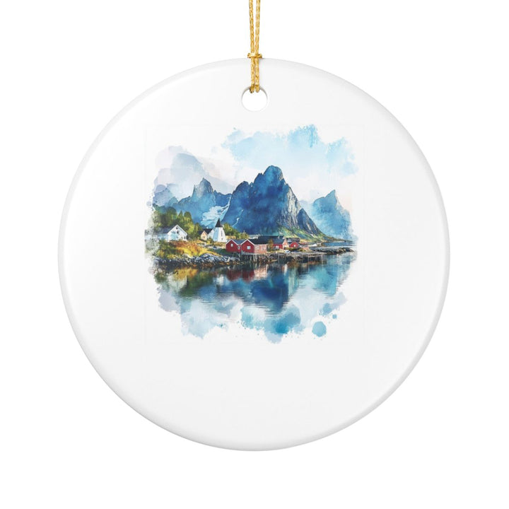 Lofoten Islands Ornament: Unique Lofoten Islands Souvenir, Lofoten Islands Xmas Decor, and Authentic Lofoten Islands Gift