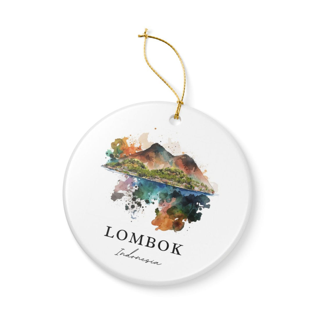 Lombok Indonesia Ornament: Unique Lombok Souvenir, Lombok Indonesia Xmas Decor, and Authentic Lombok Gift