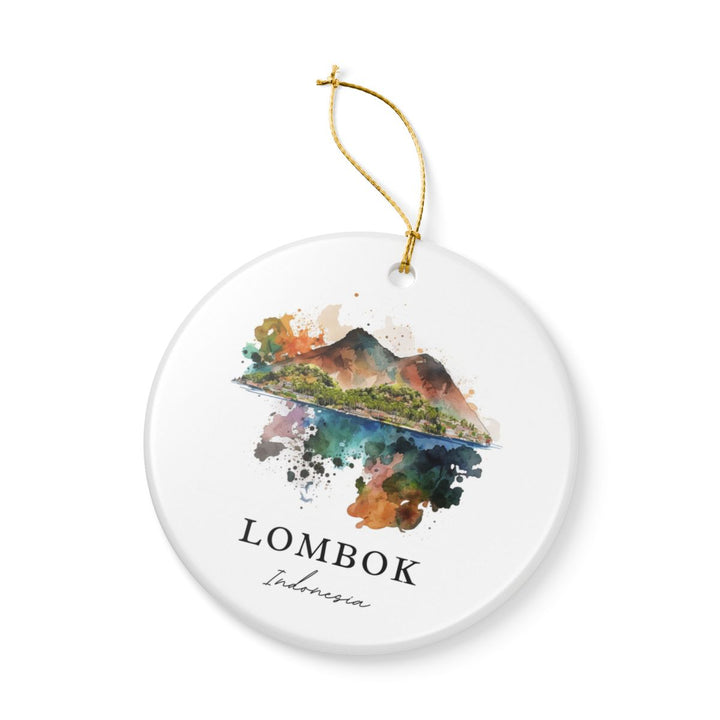 Lombok Indonesia Ornament: Unique Lombok Souvenir, Lombok Indonesia Xmas Decor, and Authentic Lombok Gift