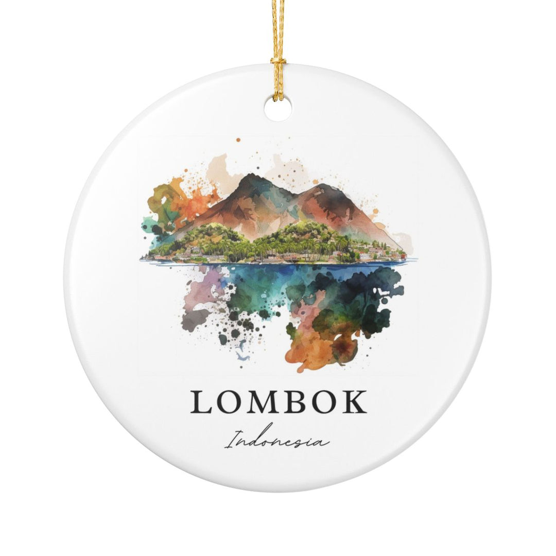 Lombok Indonesia Ornament: Unique Lombok Souvenir, Lombok Indonesia Xmas Decor, and Authentic Lombok Gift