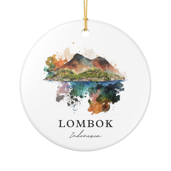 Lombok Indonesia Ornament: Unique Lombok Souvenir, Lombok Indonesia Xmas Decor, and Authentic Lombok Gift