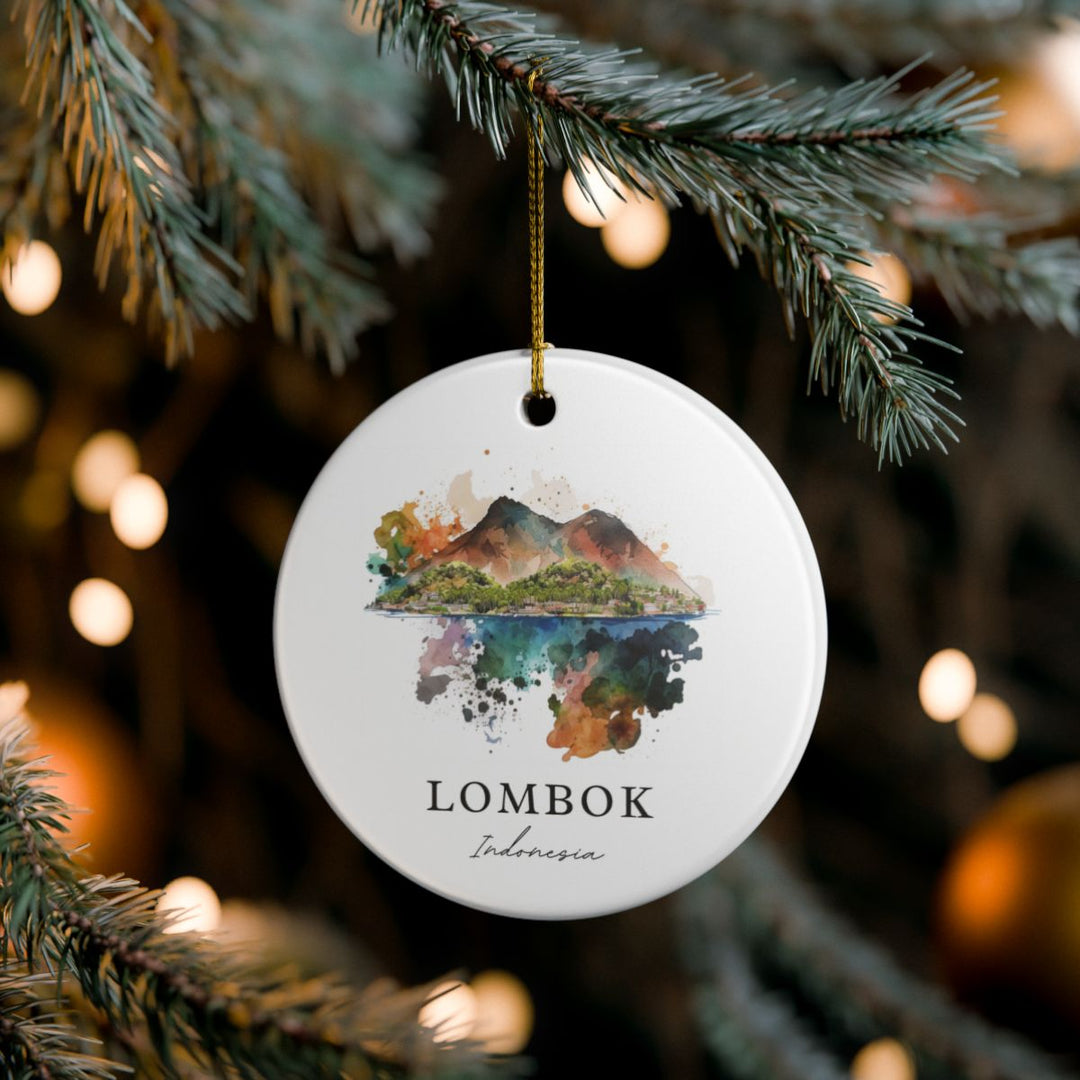 Lombok Indonesia Ornament: Unique Lombok Souvenir, Lombok Indonesia Xmas Decor, and Authentic Lombok Gift