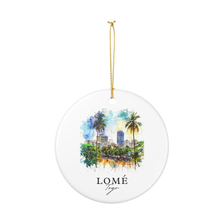 Lome Togo Ornament: Unique Lome Togo Souvenir, Lome Togo Xmas Decor, and Authentic Lome Togo Gift