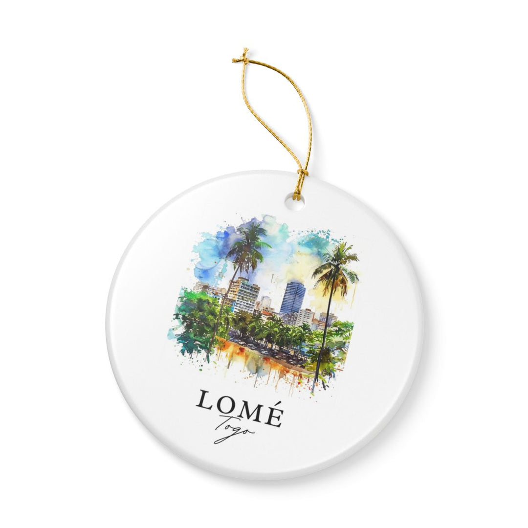 Lome Togo Ornament: Unique Lome Togo Souvenir, Lome Togo Xmas Decor, and Authentic Lome Togo Gift