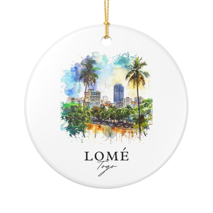 Lome Togo Ornament: Unique Lome Togo Souvenir, Lome Togo Xmas Decor, and Authentic Lome Togo Gift